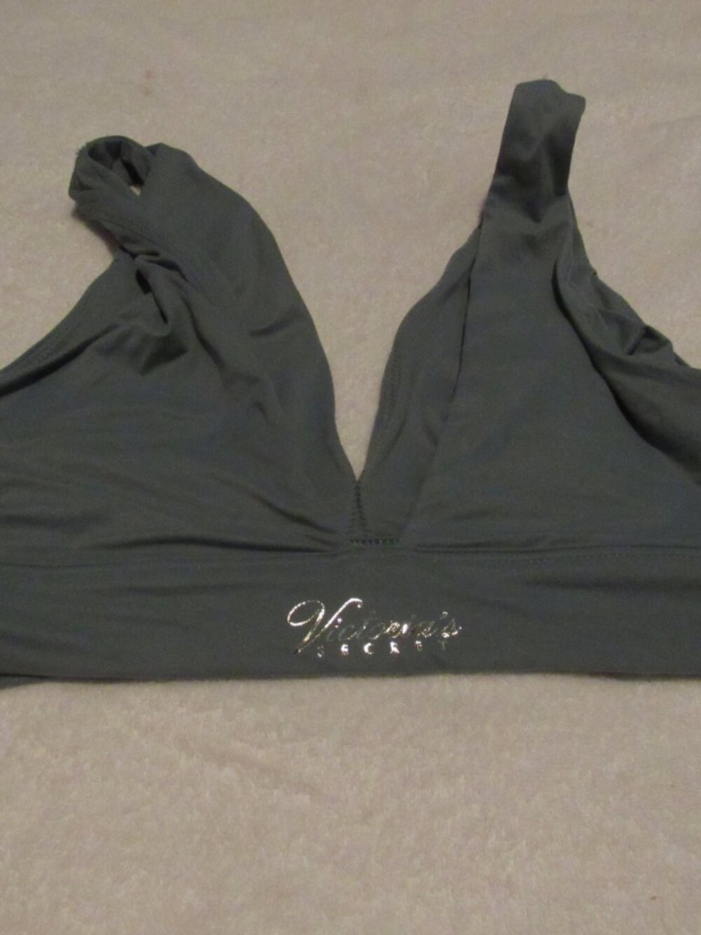 Victoria's Secret Green Bralette  Size Large NWT